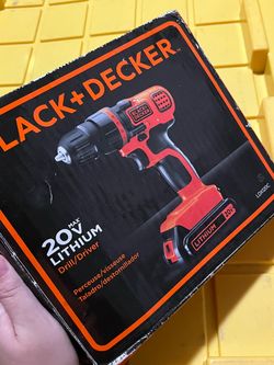 BLACK+DECKER 20-Volt MAX* Lithium-lon Drill-Driver, LDX120C