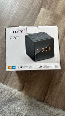 Sony FM/AM Clock Radio ICF-C1