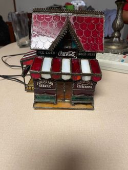 Coca-Cola Stained Glass Corner store