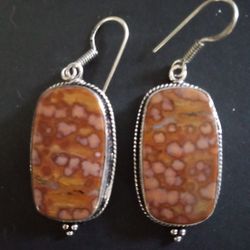 2" Ocean Jasper Earrings