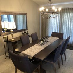 Kitchen Table With Side Table 
