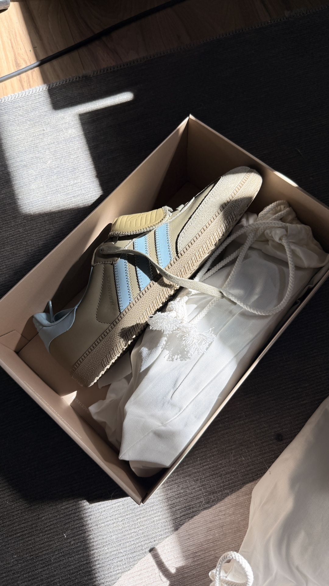 Adidas x Human Race Samba UK 10 Orbit Green & Grey