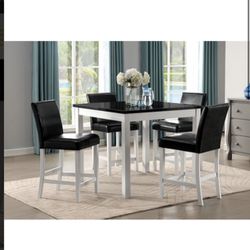 5 Pc Counter Height Dining Set