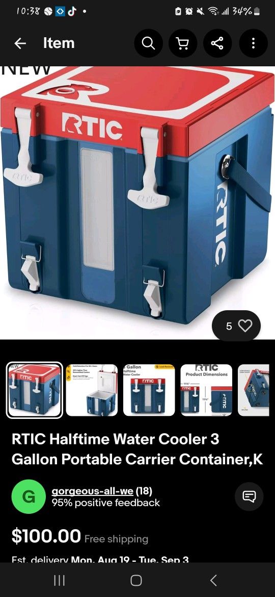 Artic 3 Gallon Cooler