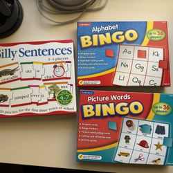 Lakeshore  Bingo Lot Bundle Learning Game  Language Kids