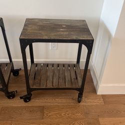 Two Wheeled Tables
