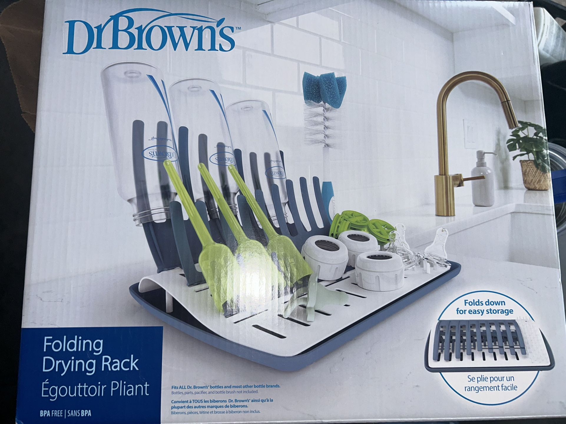 Baby Bottle Folding Drying Rack