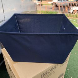 Large Canvas Bin