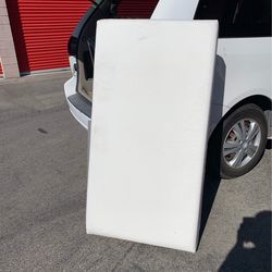 Memory foam crib mattress