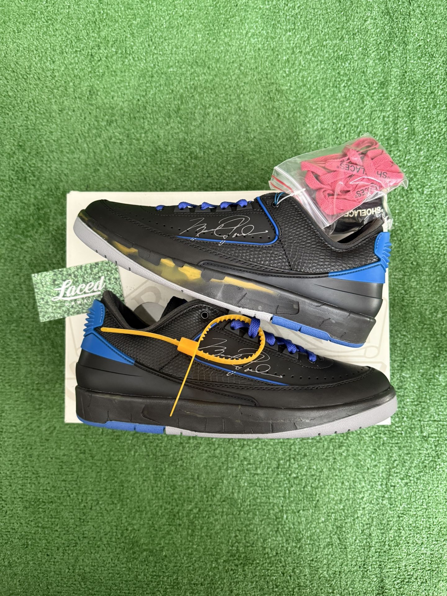 DS Air Jordan 2 Low X Off-white Royal 