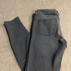 Banana Republic Skinny Fit Gray Jeans Stretchy 27/4