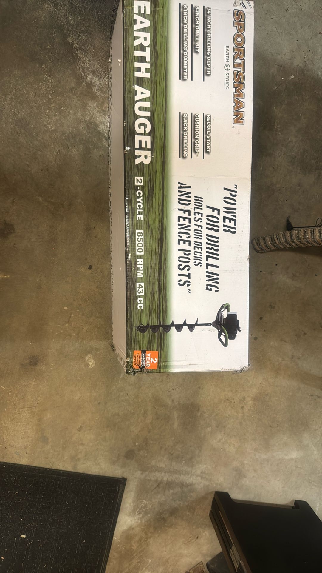 Earth Auger 2 Cycle 8500 Rpm 43 CC