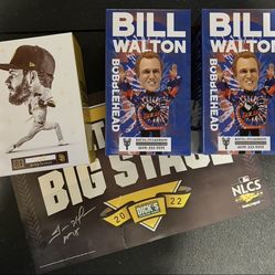 Padres Trevor Hoffman Dylan Cease Gulls Bill Walton Bobbleheads Autograph