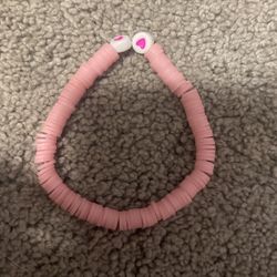 Pink Heart Bracelet 
