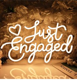 Just engaged LED sign