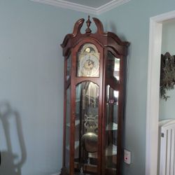Ridgeway Curio Grandfather clock