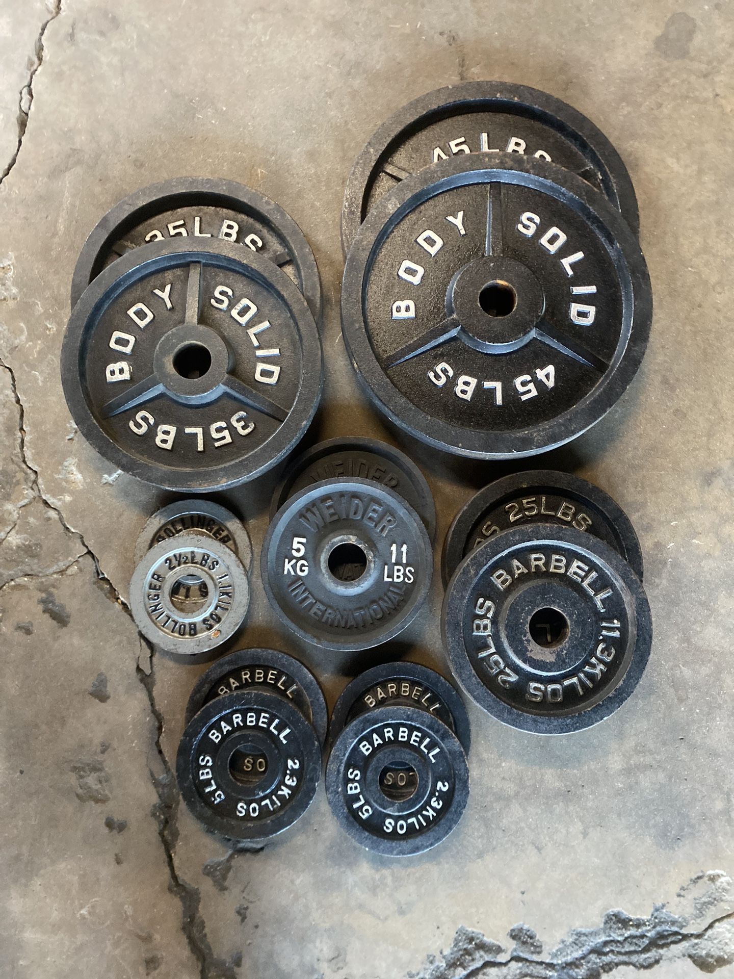 Gym - Olympic Plate Weight Set