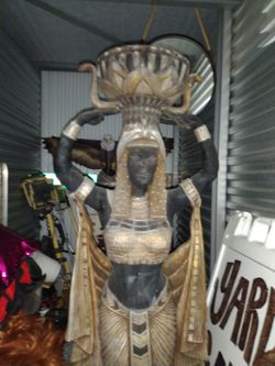 Large Egyptian Goddess Decorative Statue