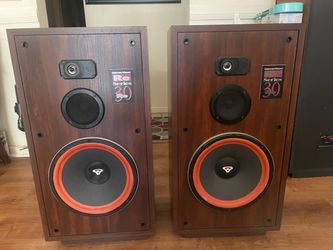 Vintage pair Cerwin Vega Re 30 series 3 way with 12” woofer