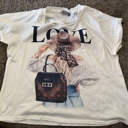 Size Large Junior Shirt 