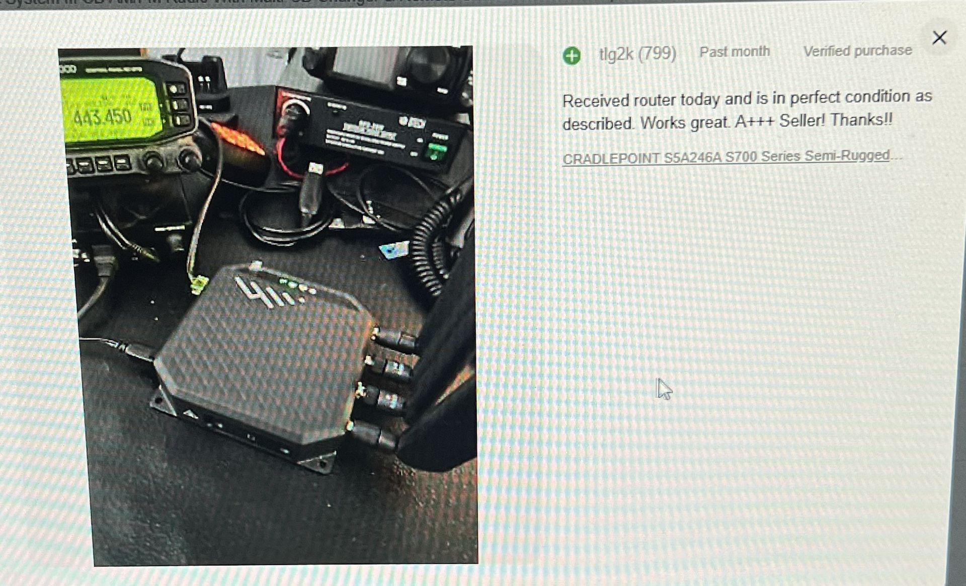 CRADLEPOINT S5A246A S700 Series Semi-Rugged Router