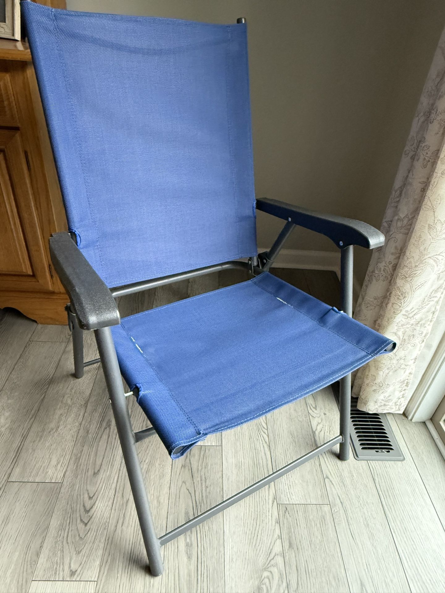Blue Folding Chair