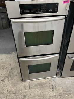 Kitchen aid 27” double oven in stainless steel used