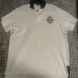 Polo Men’s Shirt White and Navy