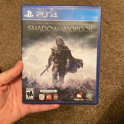 PS4 Shadows Of Mordor