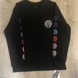 Chrome Hearts Multicolor Horseshoe Long-Sleeve Shirt  Black Size (M)