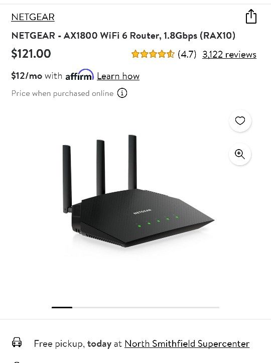 Netgear AX1800 Router