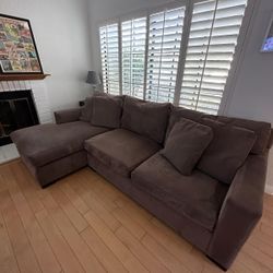 Crate And Barrel Axis II - Sectional couch