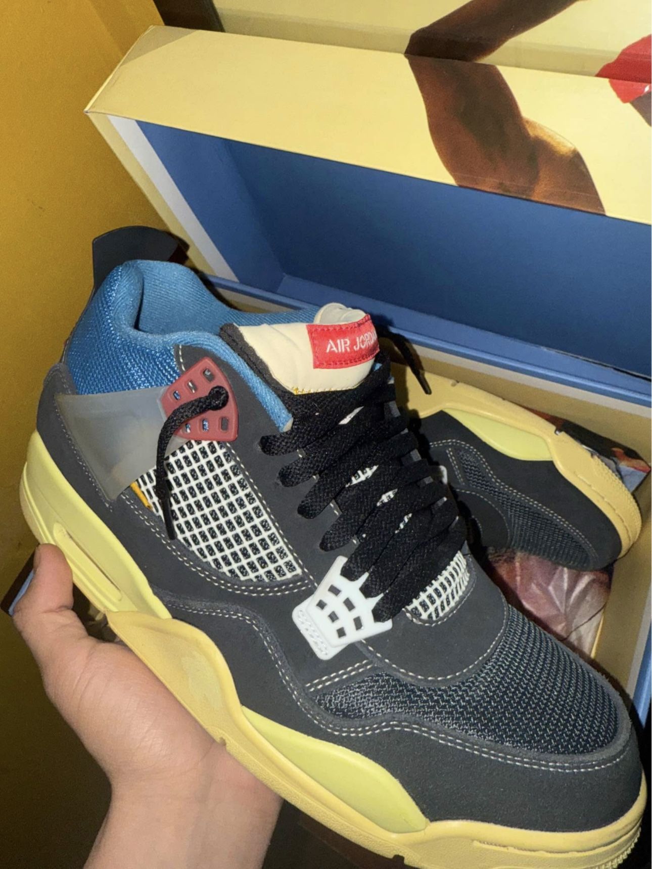 Jordan 4 Union Off Noir