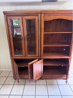 Wood cabinet