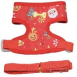 Christmas Dog Harness  And Leash