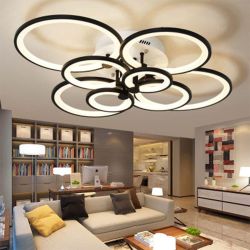 Modern LED Ring Ceiling Light Fixture