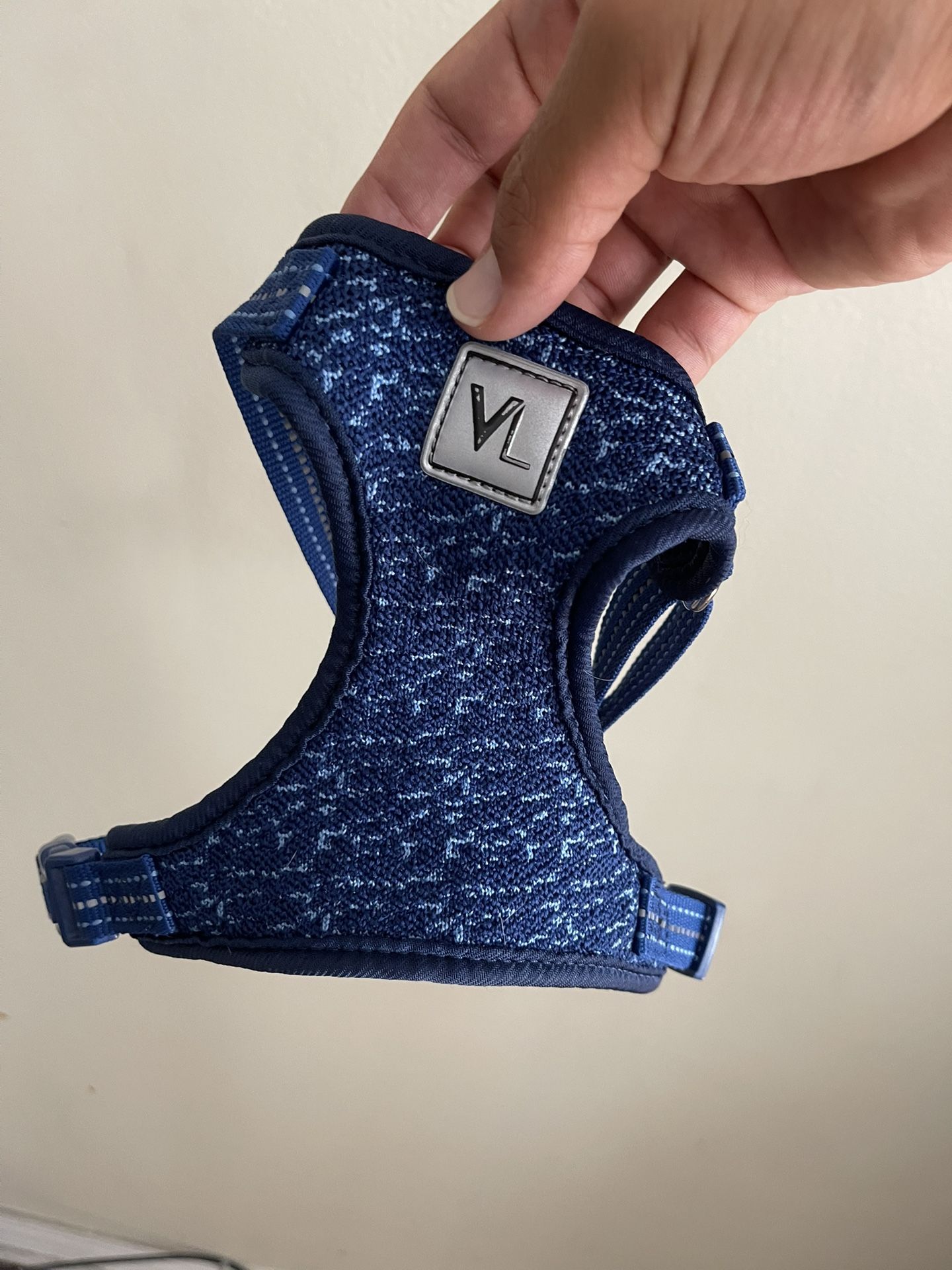Dog Harness Medium Blue