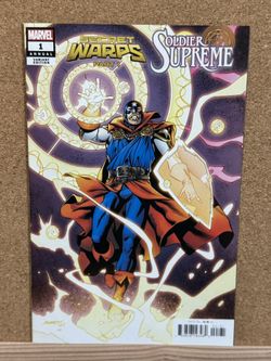 Secret Warps: Soldier Supreme Annual Variant Cover (2019) 