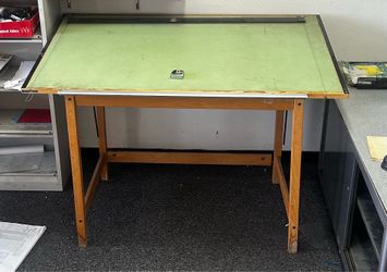 Vintage Mayline Drafting Table  Architect