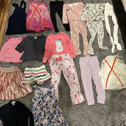 Girl Lot/ Bundle Clothes-21 Pcs Size 5T & 5-6 Carter's, Old Navy Etc.