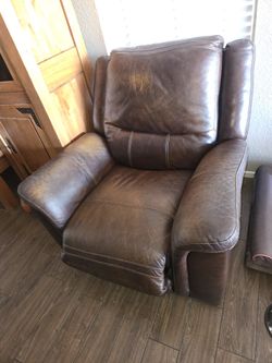 Electric Leather Recliner