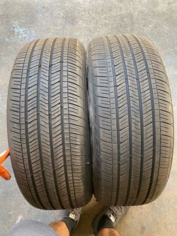 2) 235/55/20 Goodyear Eagle Touring Tires Tread measures 7-8/32 DOT 2724 $200 for Both I carry other sizes as well