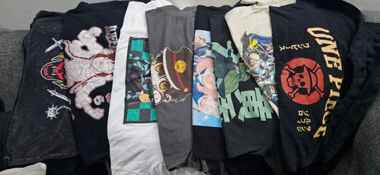 Anime Graphic T-Shirt Bundle (8  Shirts)