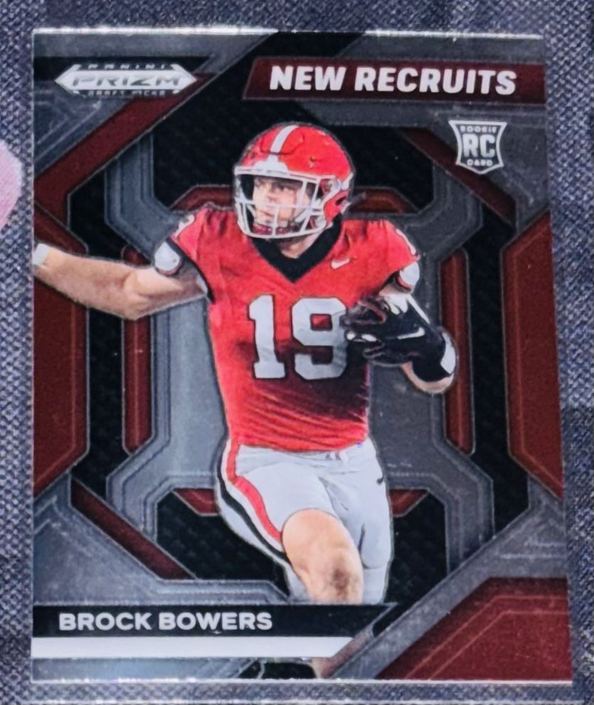 Brock Bowers #NR-BBS 2024 Panini Prizm New Recruits RC