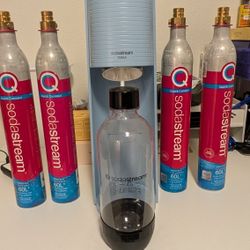 Soda stream Terra With 4 Refillable Quick Install Canister (Empty)