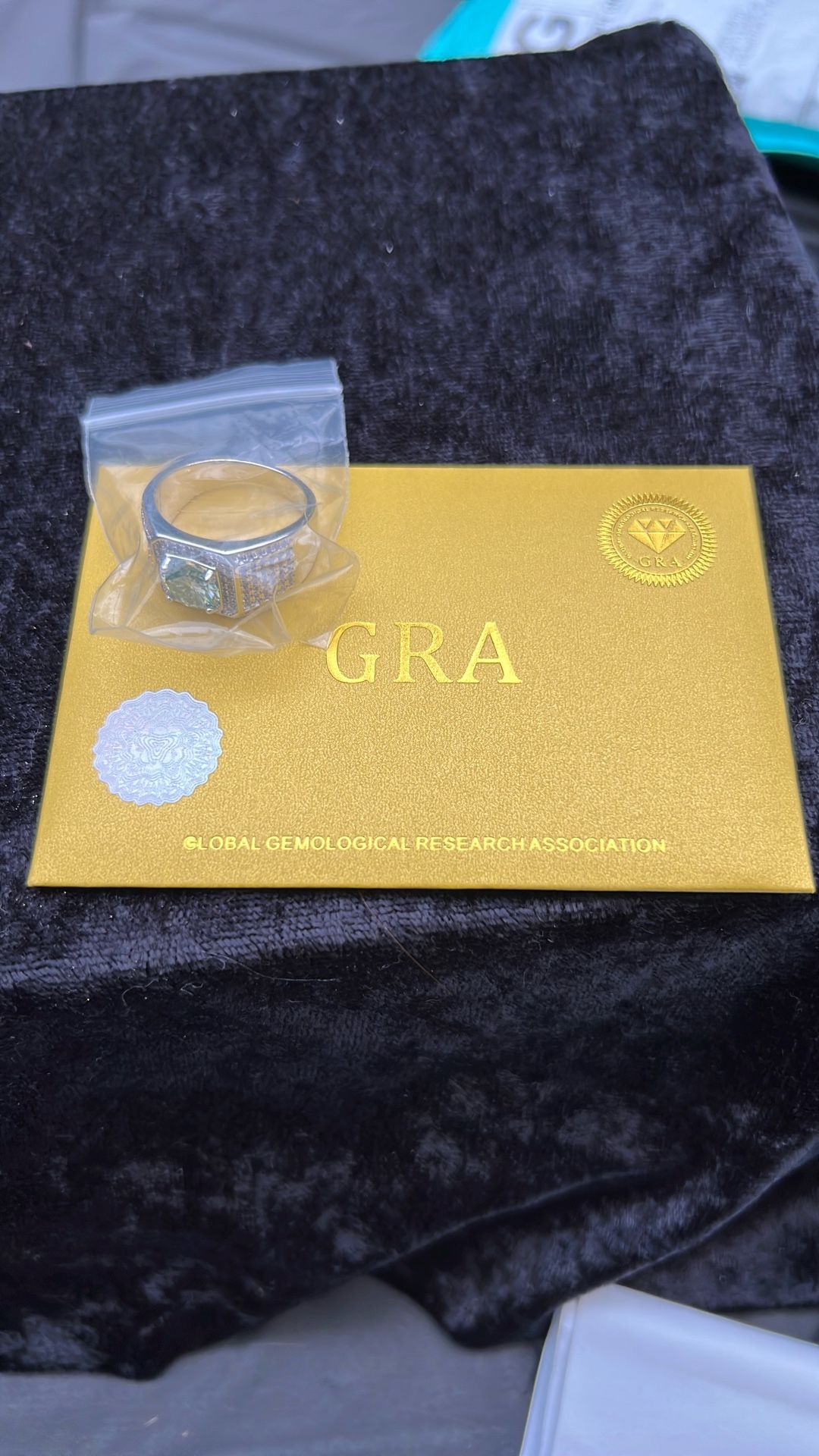 Men’s Moissanite Ring/#Warranty