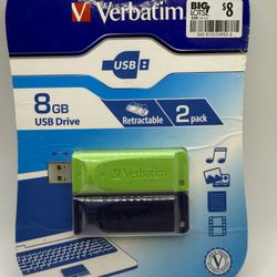 8GB USB 2-pack