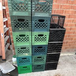 Back To Original Prices Vintage Milk Crates