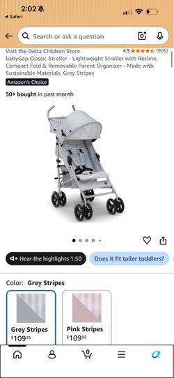 babyGap Classic Stroller