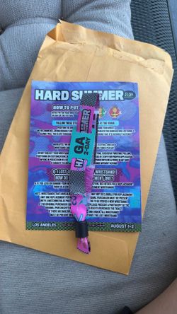 HARD Summer 2026 2-Day GA Wristband – Unregistered – $270